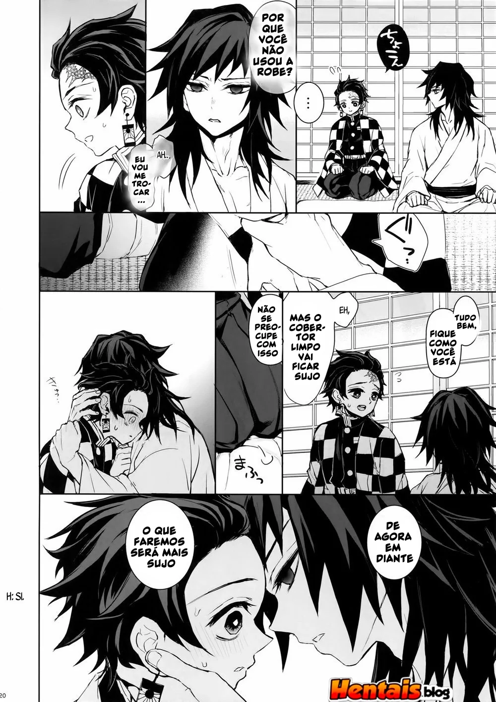 Tanjiro Kamado e Giyu Tomioka: Putaria Sem Limites em Kimetsu No Yaiba Hentai HQ Brasileiro