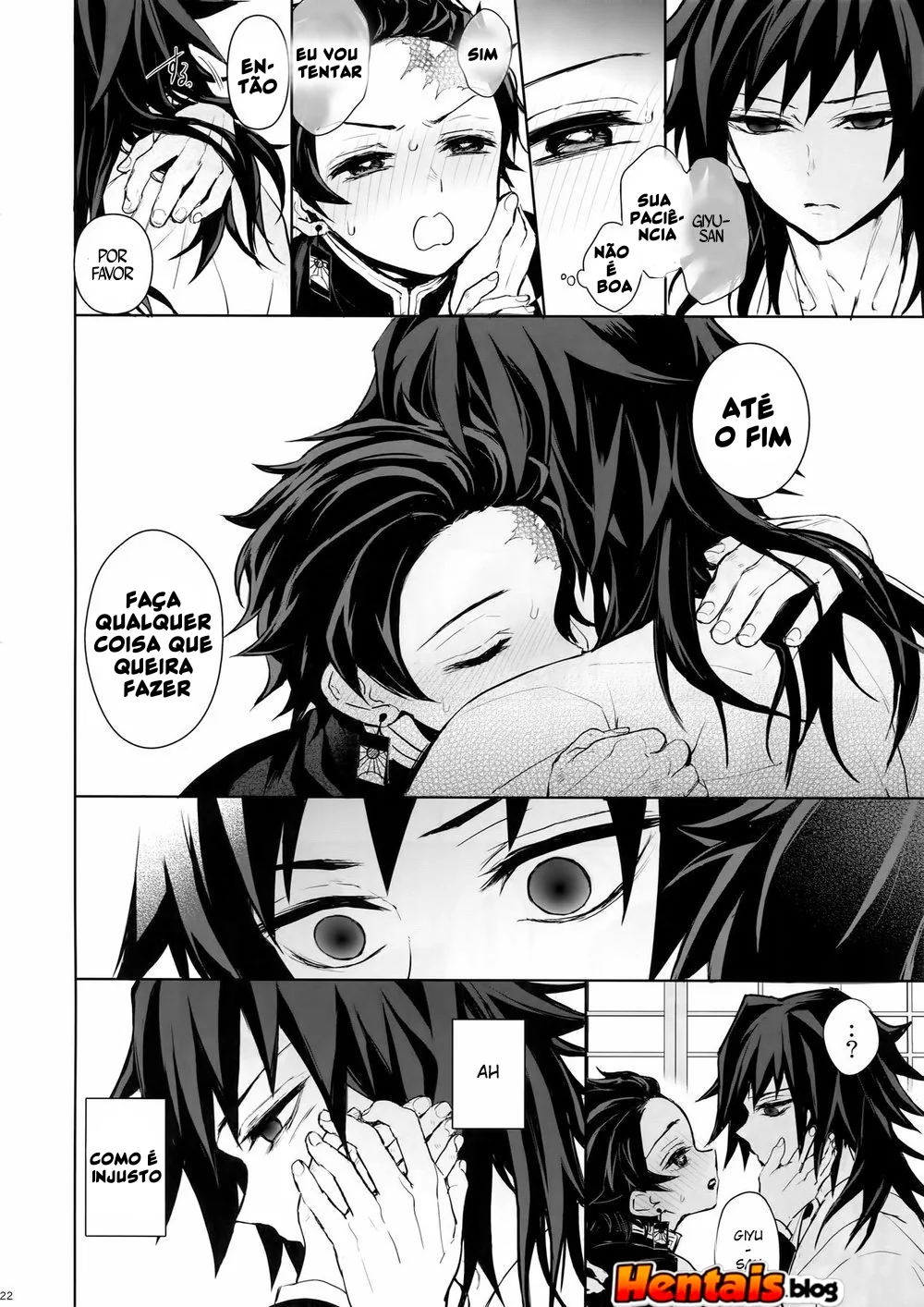 Tanjiro Kamado e Giyu Tomioka: Putaria Sem Limites em Kimetsu No Yaiba Hentai HQ Brasileiro