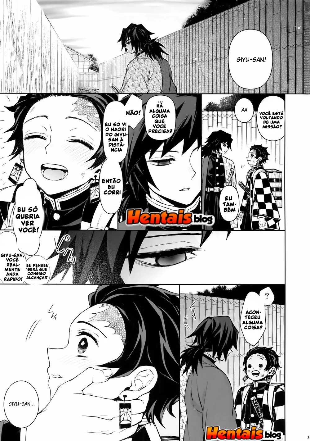 Tanjiro Kamado e Giyu Tomioka: Putaria Sem Limites em Kimetsu No Yaiba Hentai HQ Brasileiro