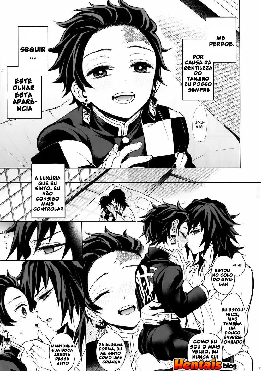 Tanjiro Kamado e Giyu Tomioka: Putaria Sem Limites em Kimetsu No Yaiba Hentai HQ Brasileiro