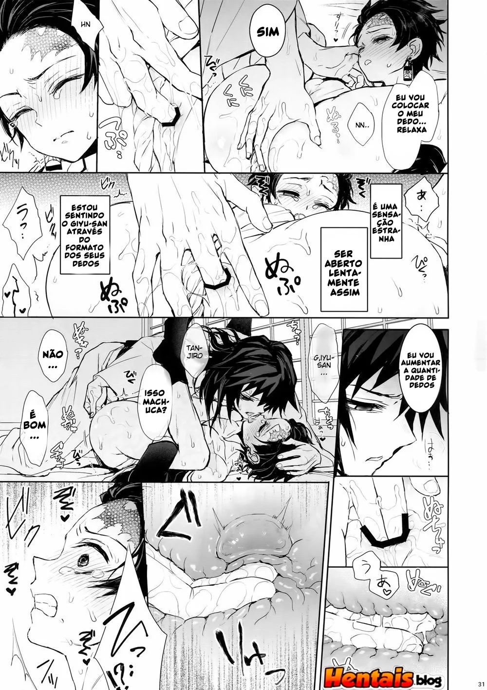 Tanjiro Kamado e Giyu Tomioka: Putaria Sem Limites em Kimetsu No Yaiba Hentai HQ Brasileiro