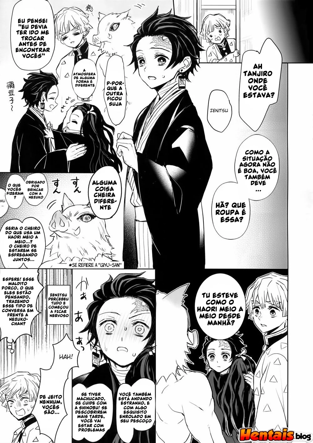 Tanjiro Kamado e Giyu Tomioka: Putaria Sem Limites em Kimetsu No Yaiba Hentai HQ Brasileiro