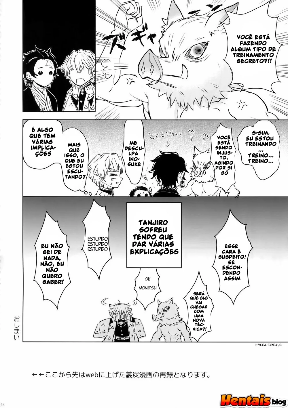 Tanjiro Kamado e Giyu Tomioka: Putaria Sem Limites em Kimetsu No Yaiba Hentai HQ Brasileiro