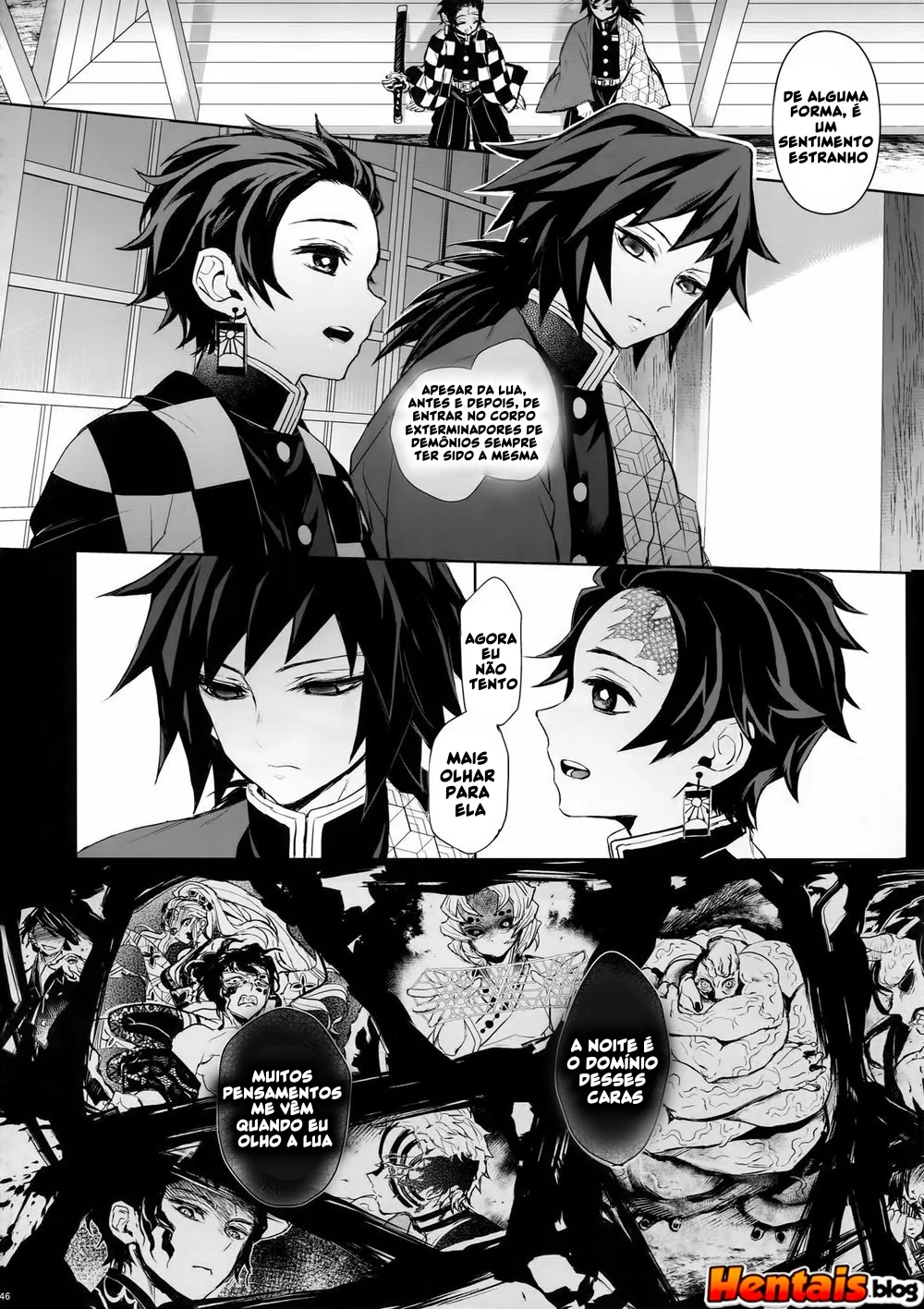 Tanjiro Kamado e Giyu Tomioka: Putaria Sem Limites em Kimetsu No Yaiba Hentai HQ Brasileiro