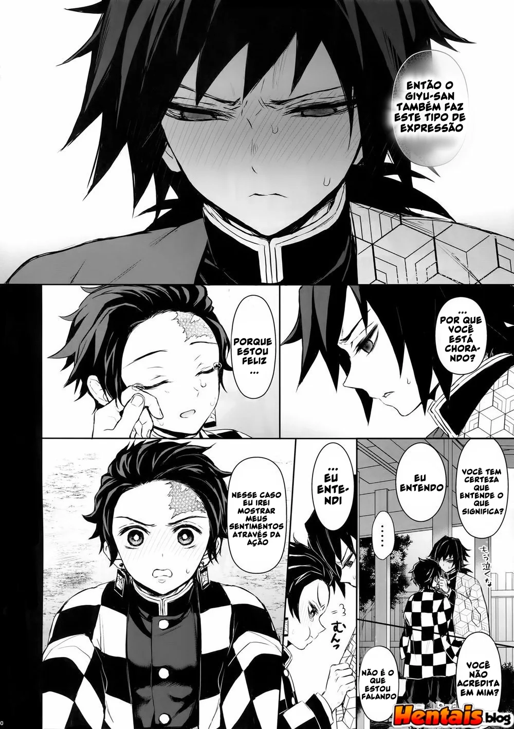 Tanjiro Kamado e Giyu Tomioka: Putaria Sem Limites em Kimetsu No Yaiba Hentai HQ Brasileiro