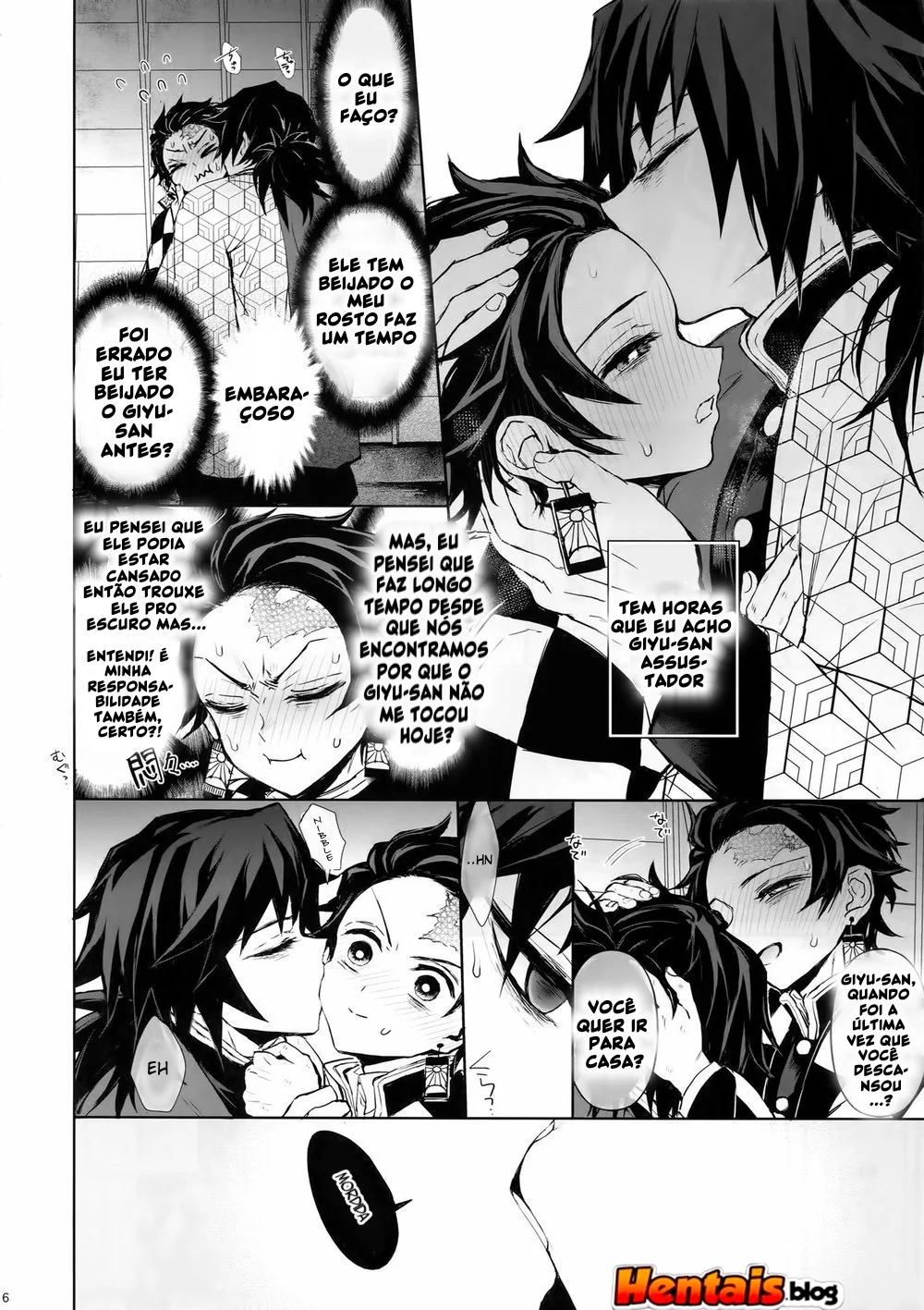 Tanjiro Kamado e Giyu Tomioka: Putaria Sem Limites em Kimetsu No Yaiba Hentai HQ Brasileiro