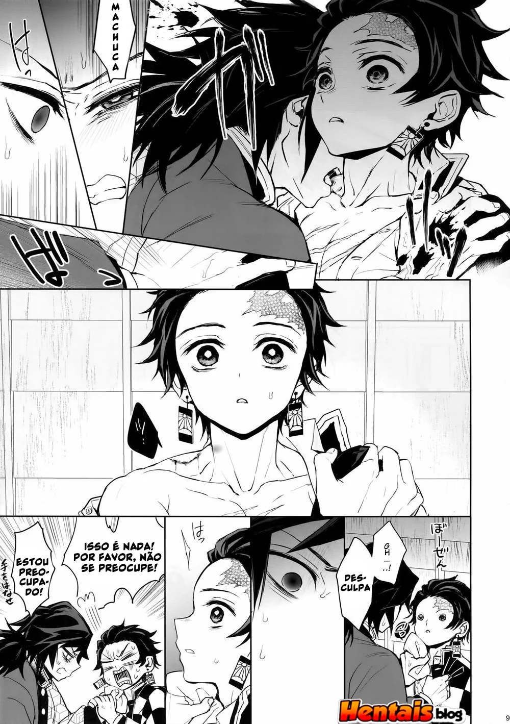 Tanjiro Kamado e Giyu Tomioka: Putaria Sem Limites em Kimetsu No Yaiba Hentai HQ Brasileiro