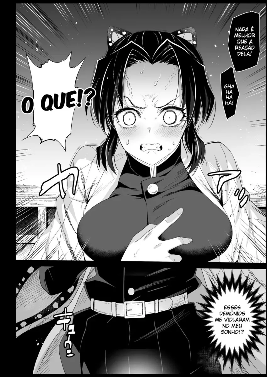 Estupro de Shinobu Kochou: Piranha dos Kimetsu no Yaiba é Violentada por Velhos Demônios – Hentai HQ Brasileiro