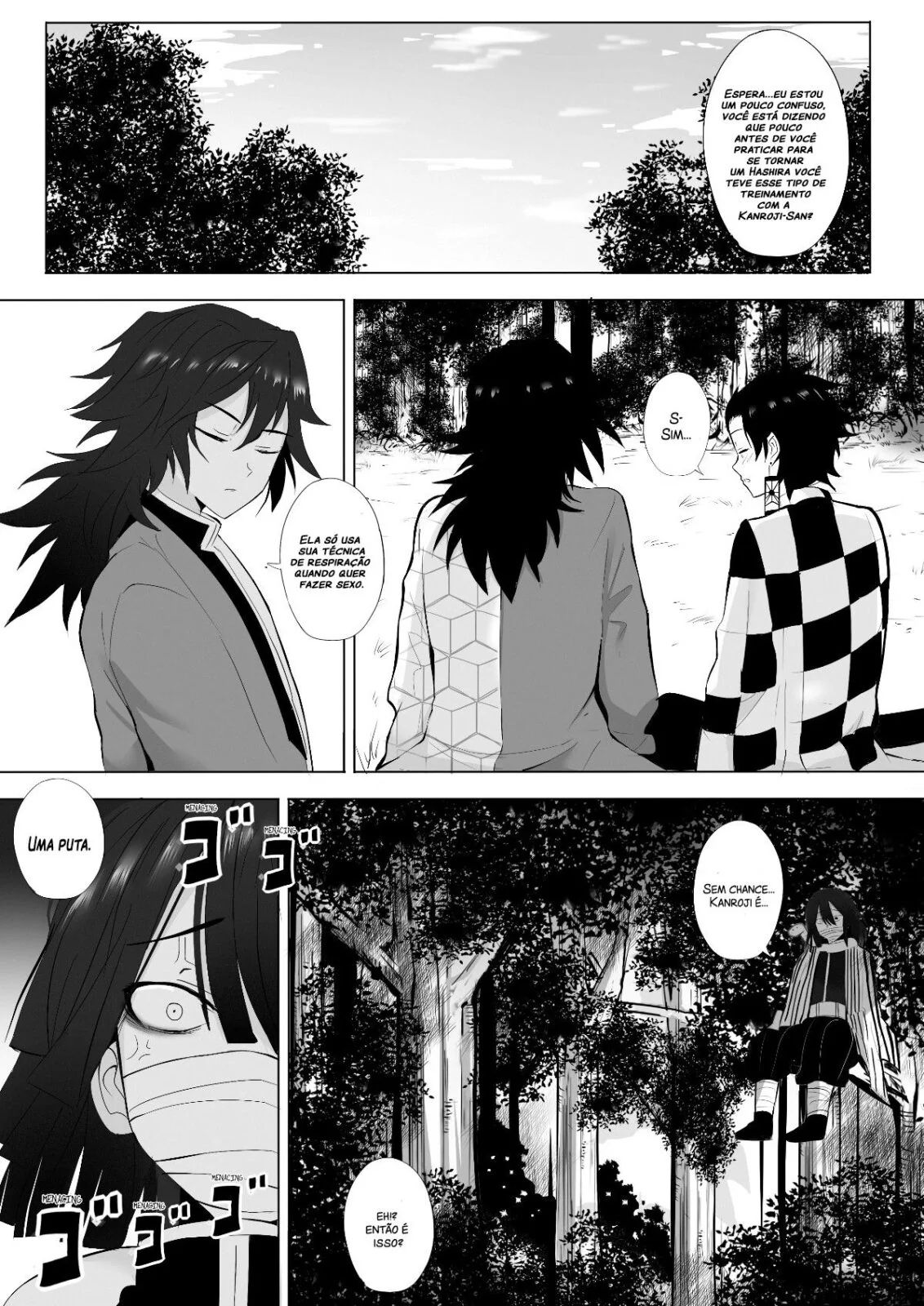Mitsuri Kanroji x Tanjiro: Ensinando Técnica Nova para Gozar Juntos em Kimetsu no Yaiba – HQ Brasileiro