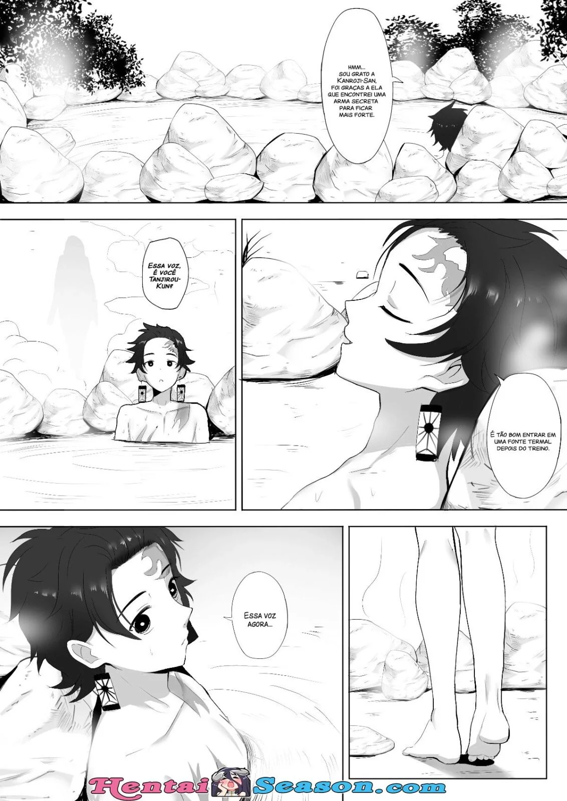 Mitsuri Kanroji x Tanjiro: Ensinando Técnica Nova para Gozar Juntos em Kimetsu no Yaiba – HQ Brasileiro