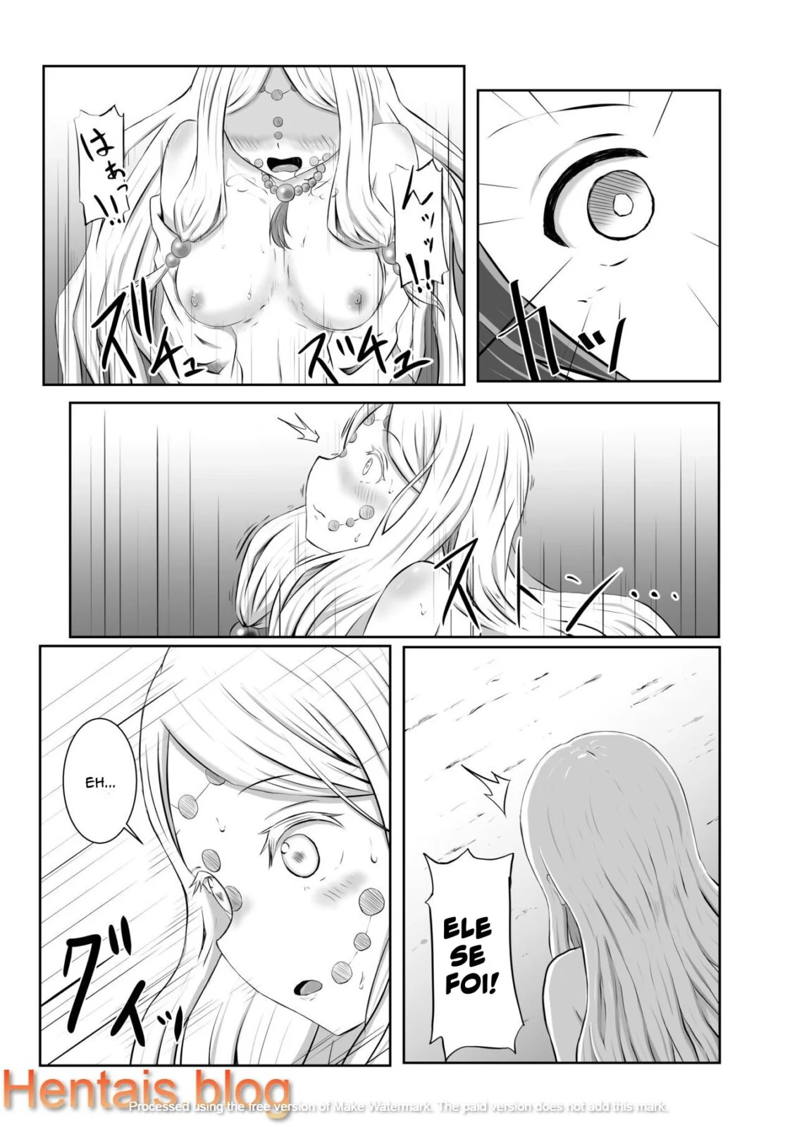 Tanjirou Kamado e a Pica da Mãe Aranha Demônio em Kimetsu no Yaiba: Buceta em Chamas em HQ Brasileiro