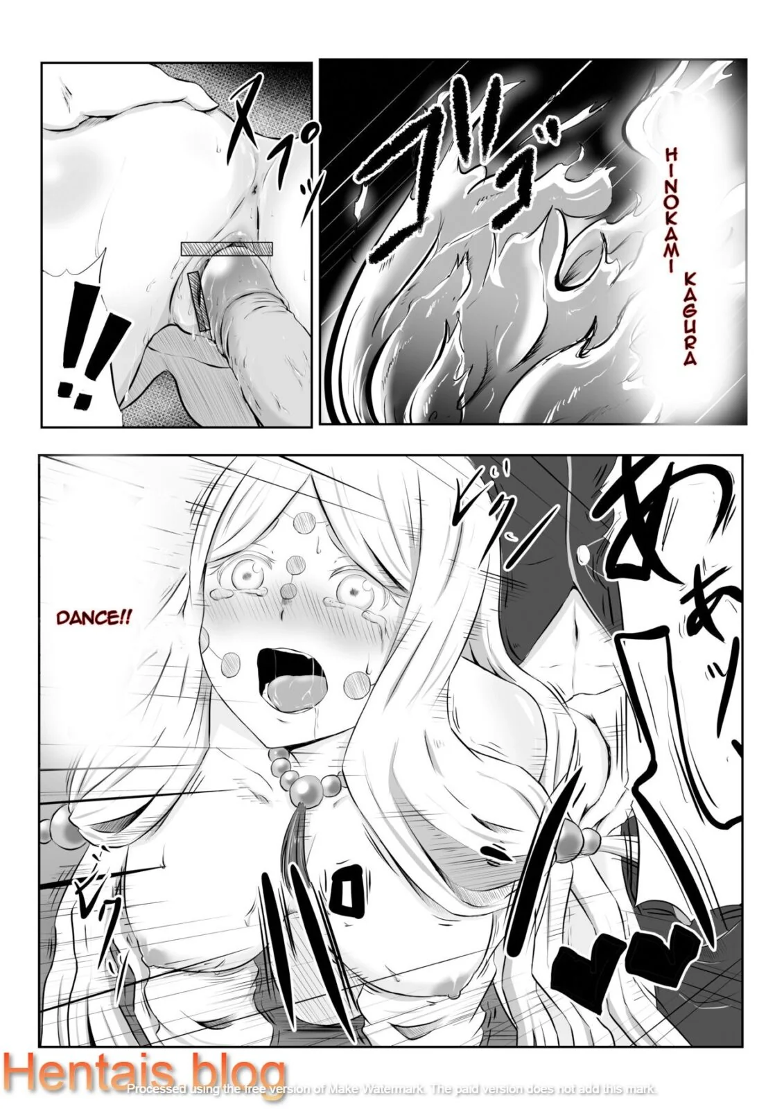 Tanjirou Kamado e a Pica da Mãe Aranha Demônio em Kimetsu no Yaiba: Buceta em Chamas em HQ Brasileiro