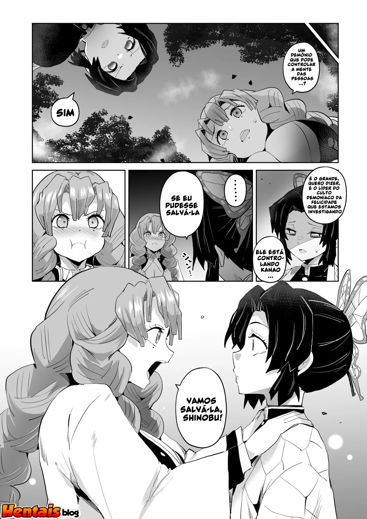Kimetsu no Yaiba: A Piranha da Buceta Sanguinolenta em Hentai HQ