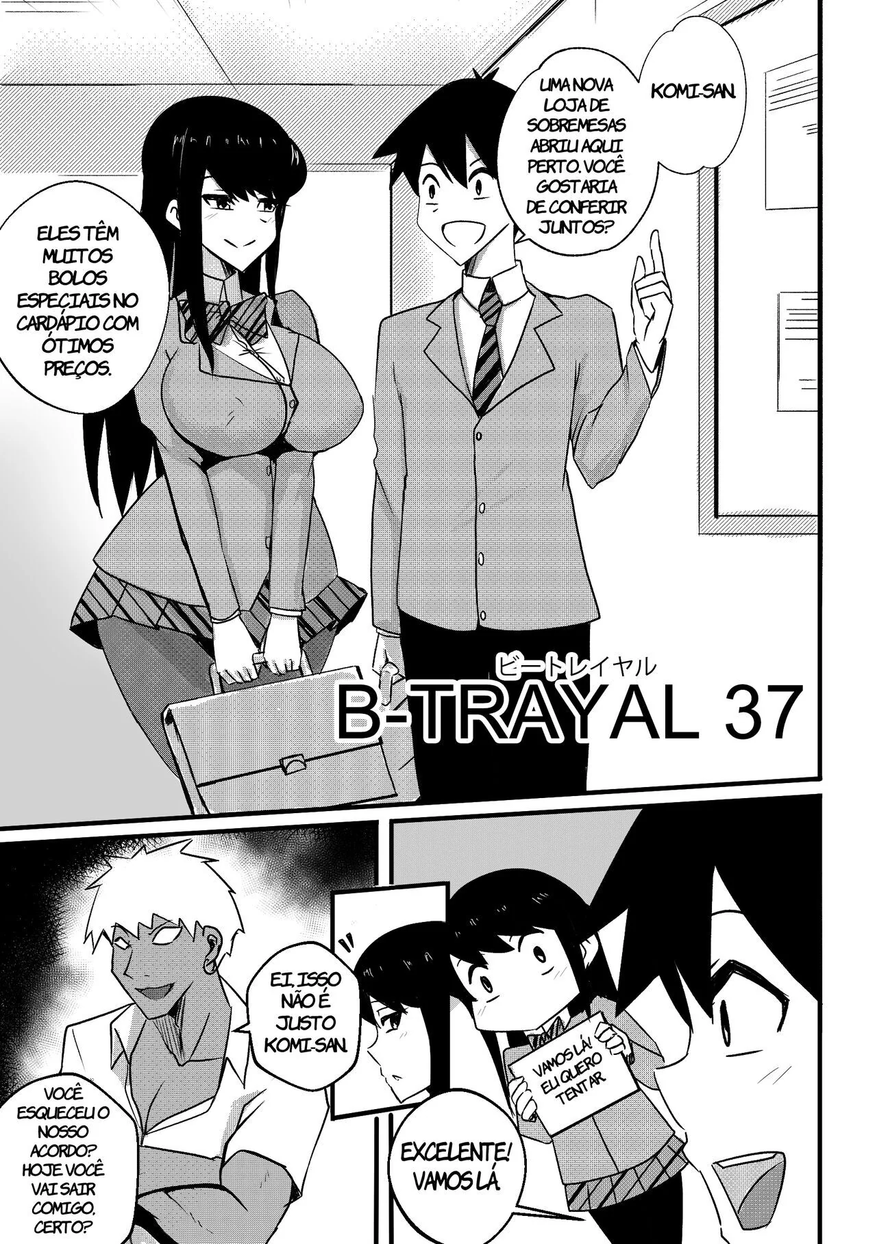Três Pirocas para Shouko Komi – Hentai HQ de Três Dotados Socando na Gostosa!