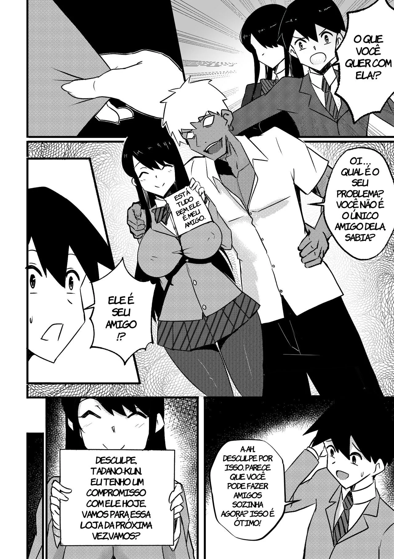 Três Pirocas para Shouko Komi – Hentai HQ de Três Dotados Socando na Gostosa!