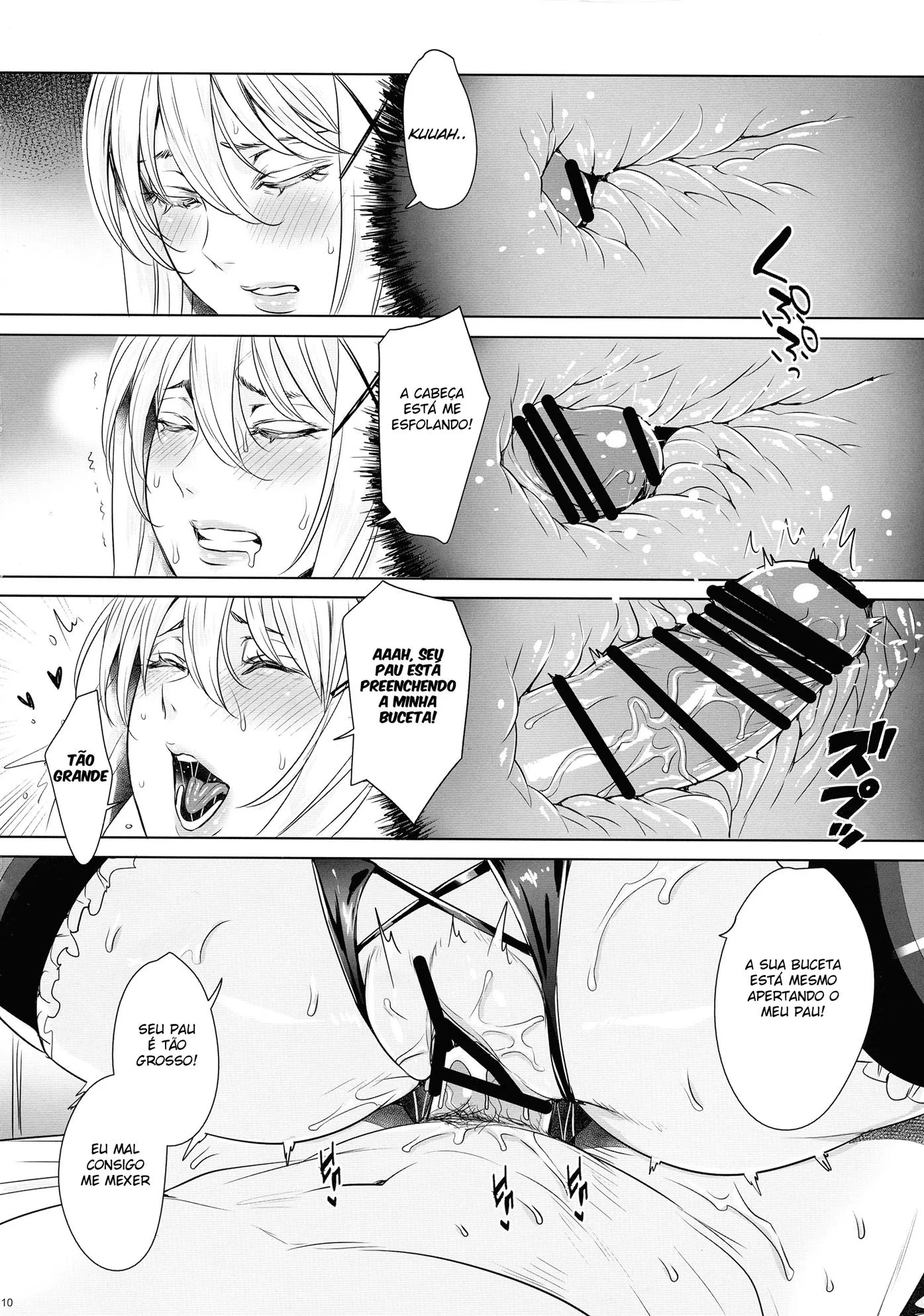 Piranha da Buceta Gigante Fode com Sortudo – Konosuba Hentai Darkness e Kazuma em HQ Brasileiro