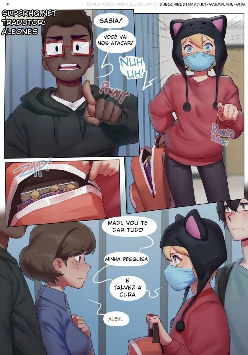 Chemistry Class: A Vaga que Virou Piranha em Hentai HQ