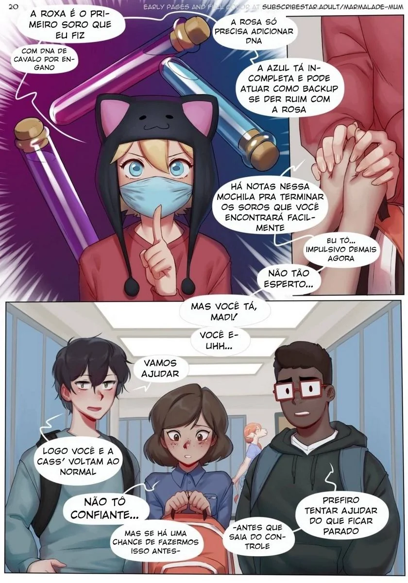 Chemistry Class: A Vaga que Virou Piranha em Hentai HQ