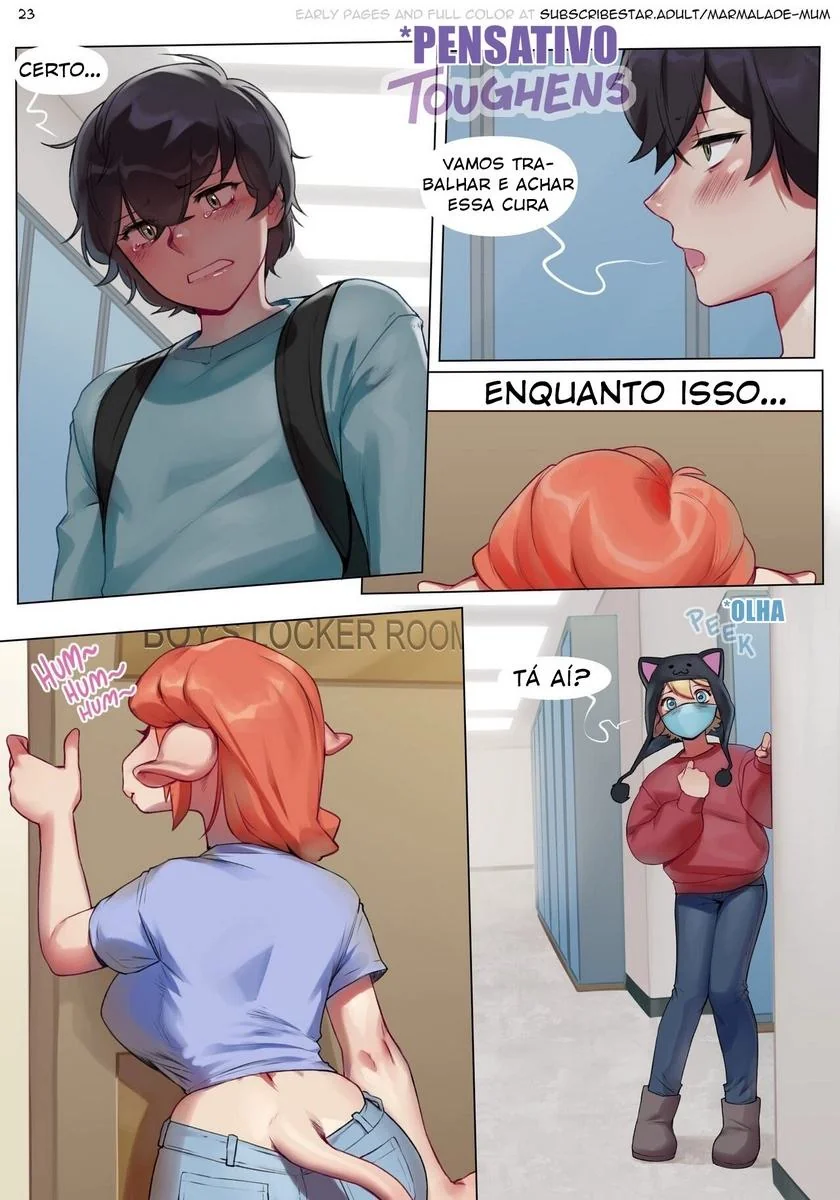 Chemistry Class: A Vaga que Virou Piranha em Hentai HQ