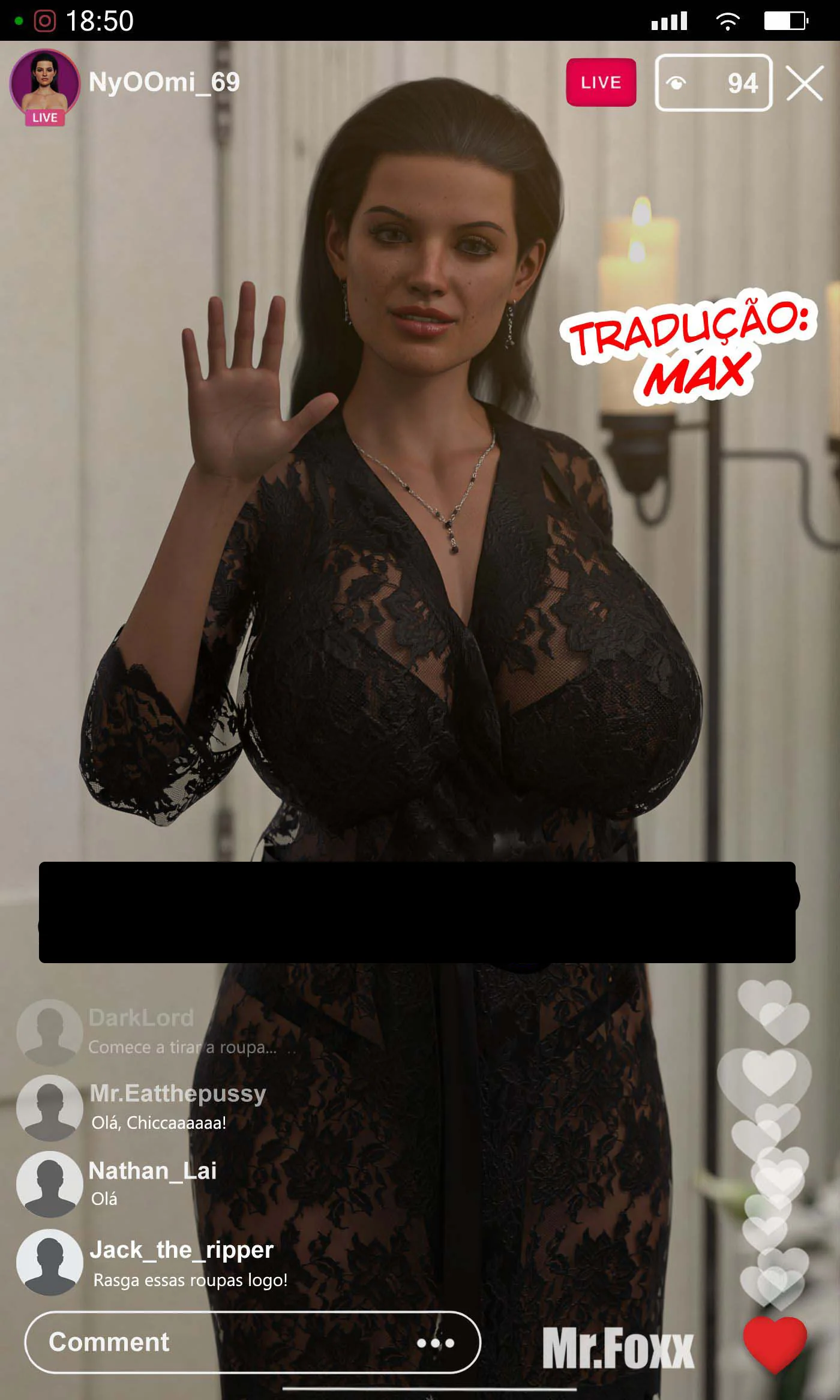 Mamãe Safada na Live – O Filho Flagrou Tudo em Hentai HQ Brasileiro