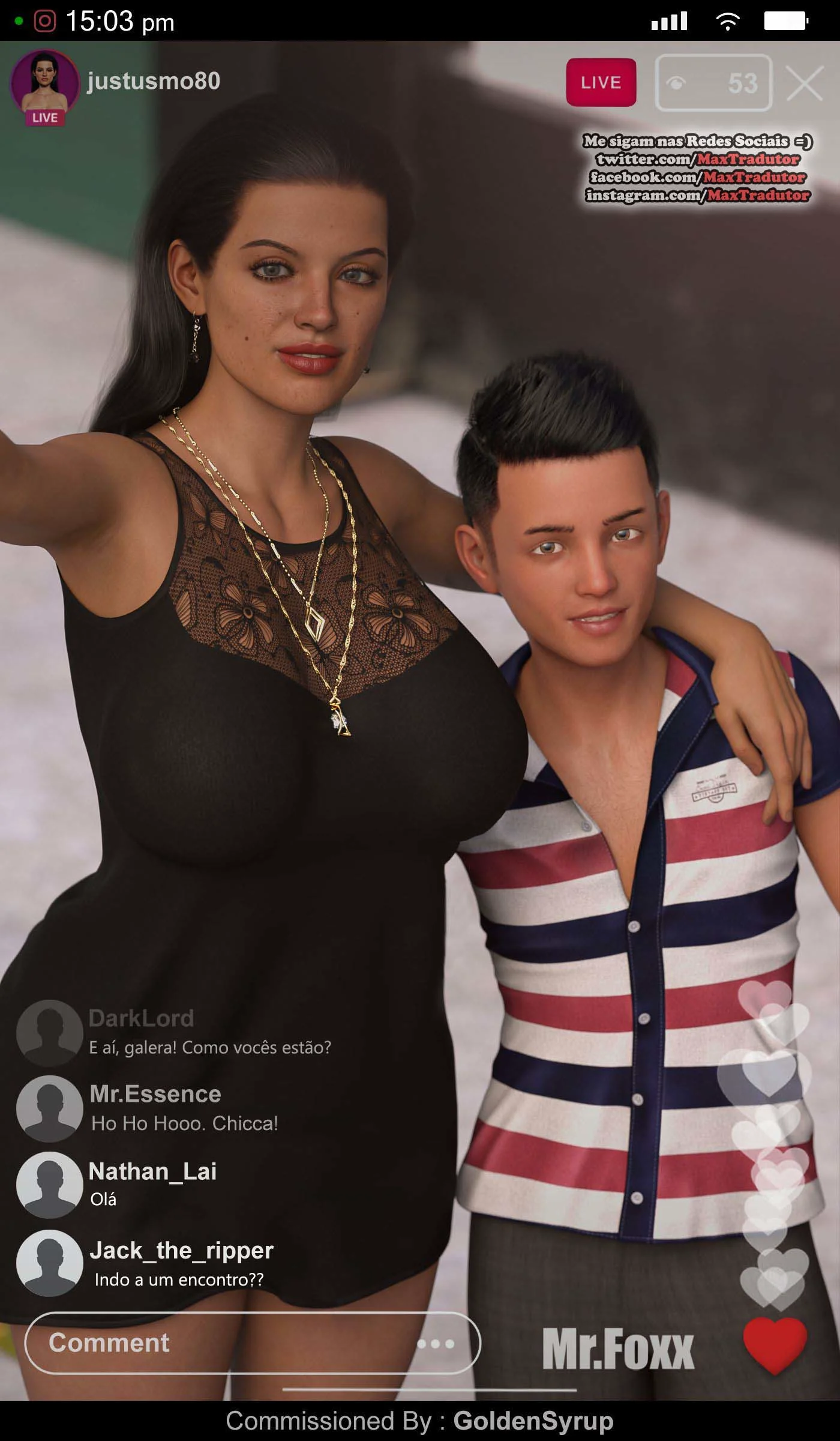 Mamãe Safada na Live – O Filho Flagrou Tudo em Hentai HQ Brasileiro