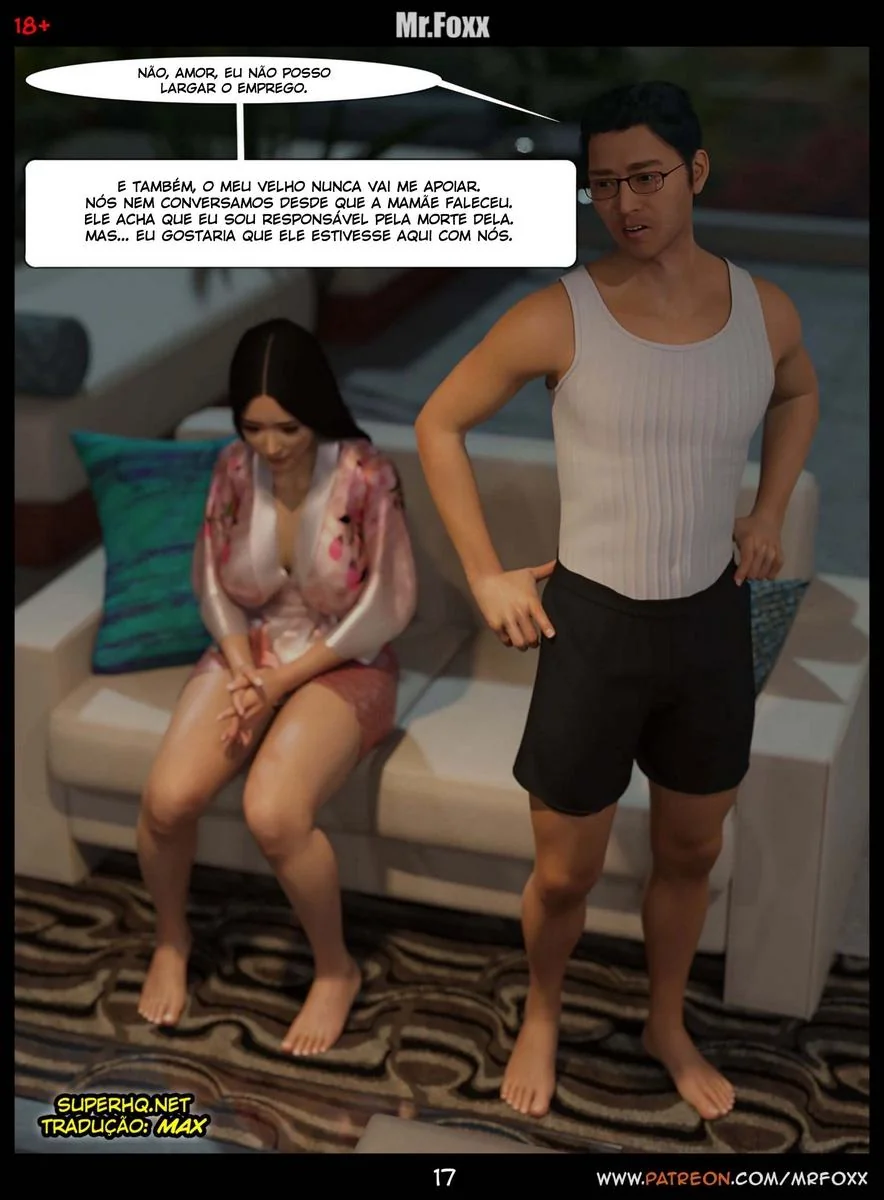 Esposa piranha de Mitsuo precisa de uma rola dura – Hentai 3D Brasil