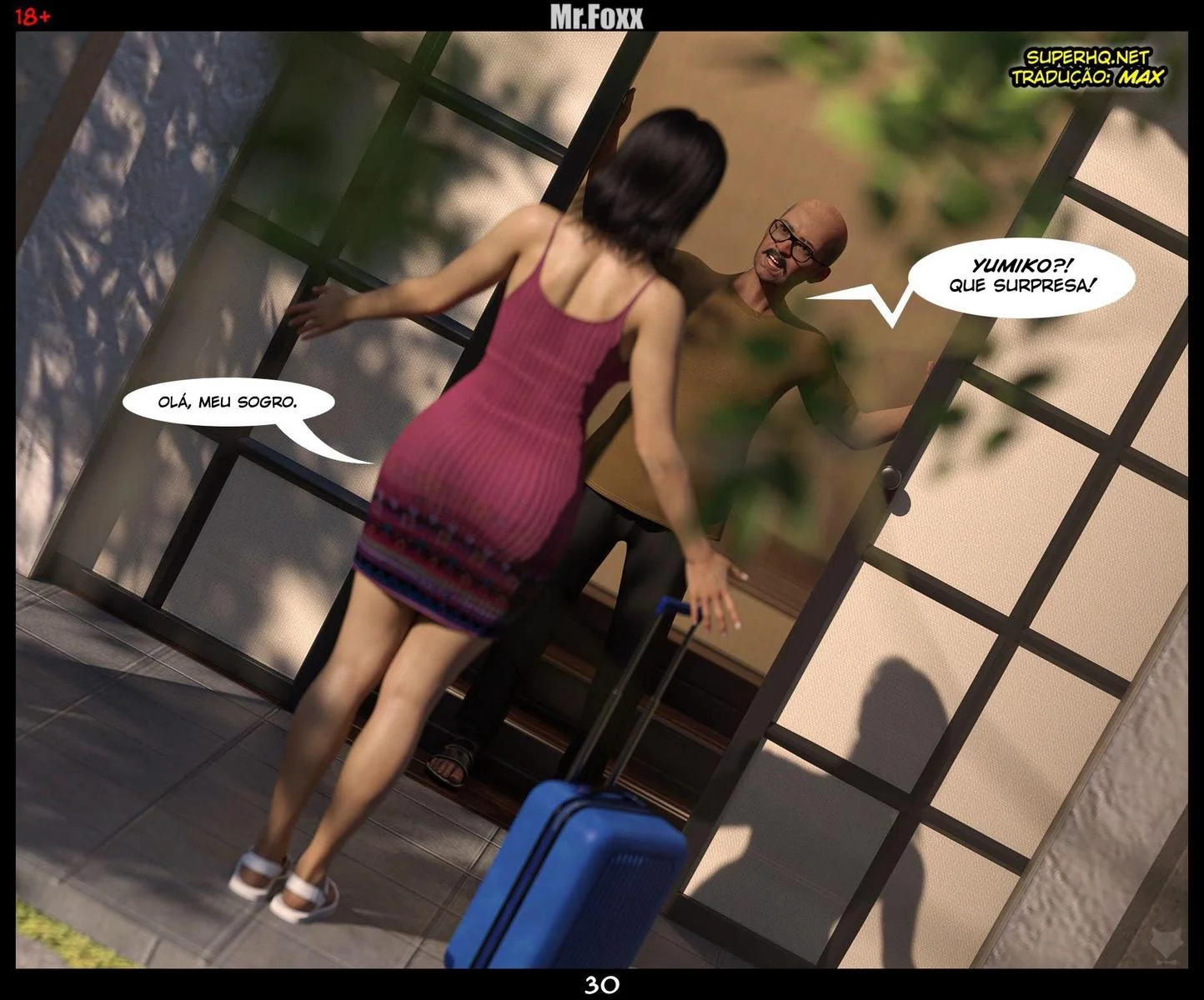 Buceta da Yumi Anseia pela Piroca do Sogro – Hentai 3D em HQ Brasileiro