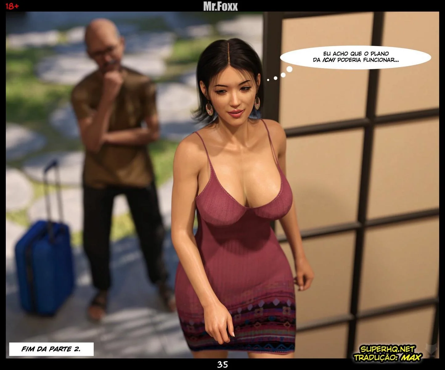 Buceta da Yumi Anseia pela Piroca do Sogro – Hentai 3D em HQ Brasileiro