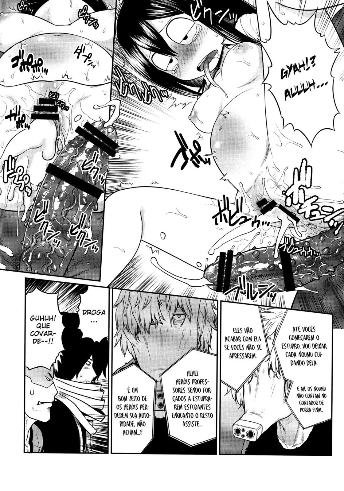 Academia do Gangbang: Shigaraki e sua sacanagem com as piranhas da escola – Hentai HQ