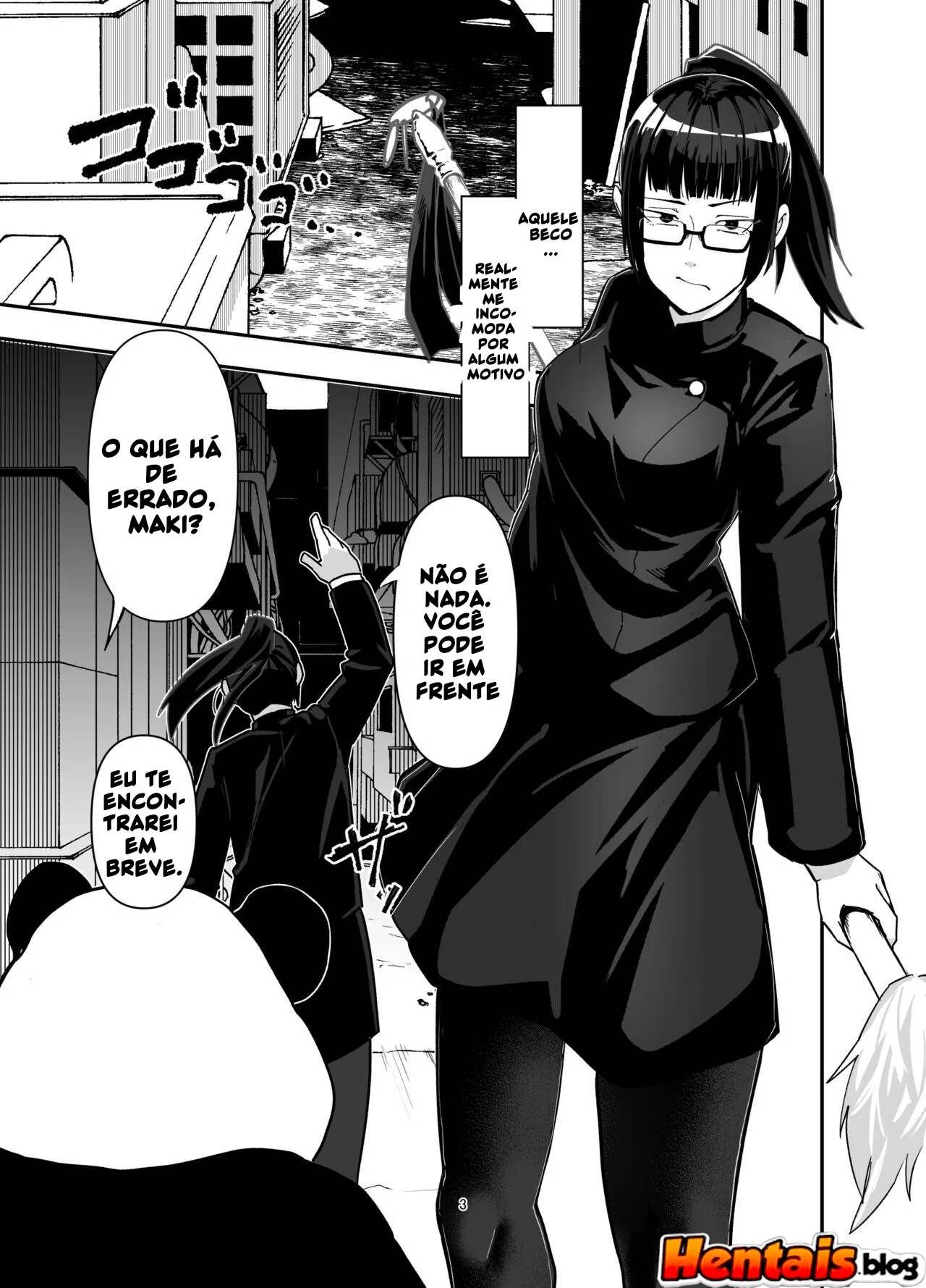 [REVISAR POST ⚠️✏️] Maki Zenin Hentai: Óculos da Obediência