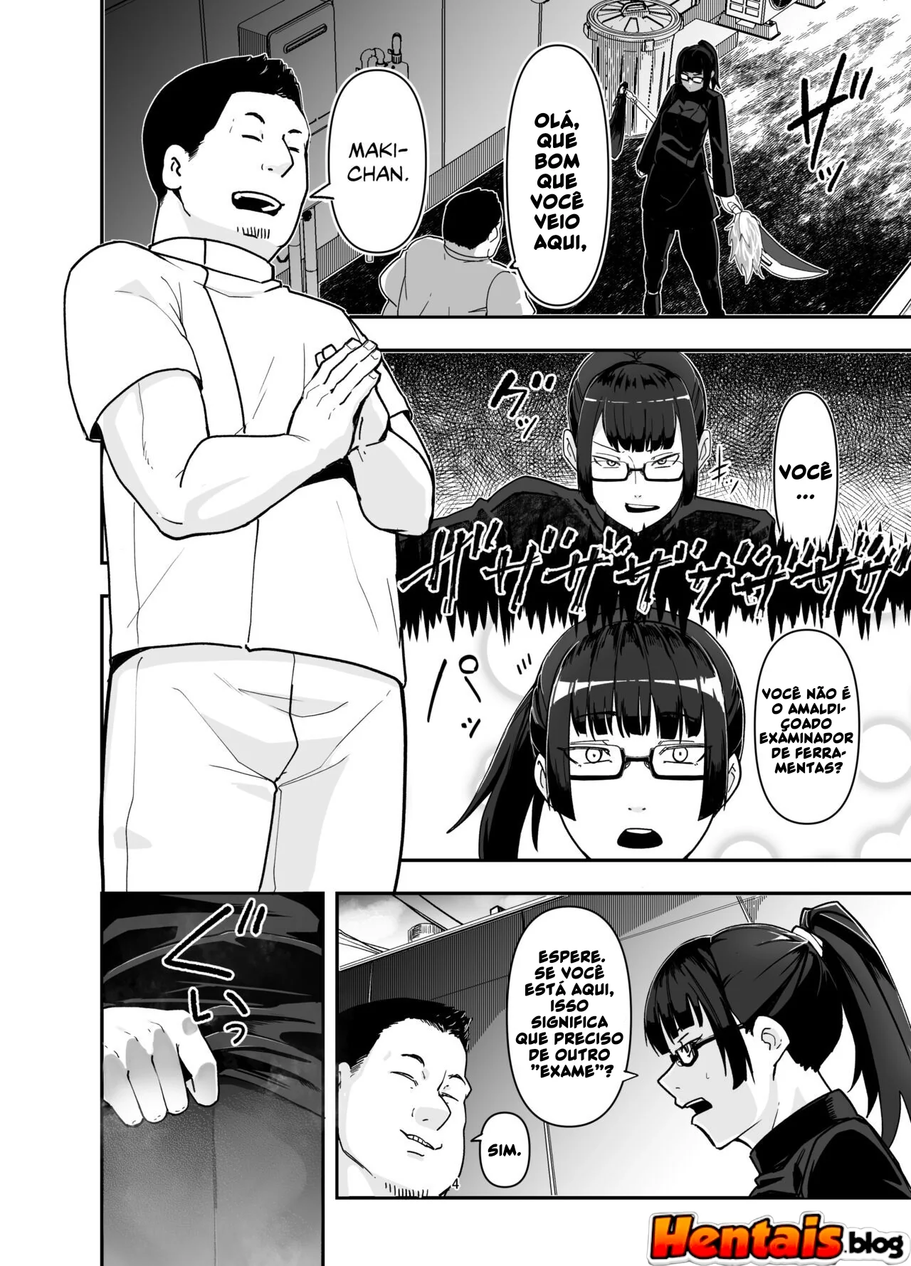 [REVISAR POST ⚠️✏️] Maki Zenin Hentai: Óculos da Obediência