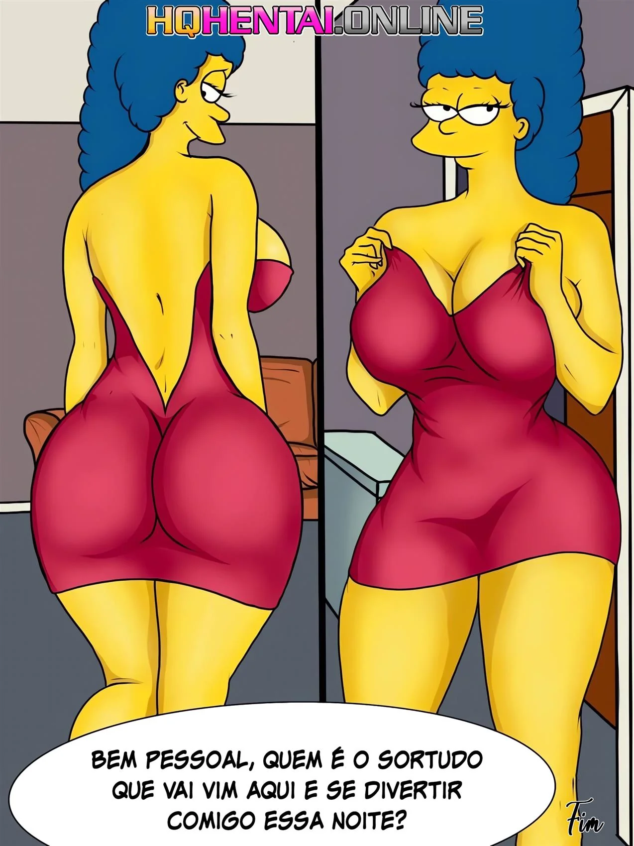Marge Piranha Fodendo Com Mendigos Velhinhos em Hentai HQ Brasileiro