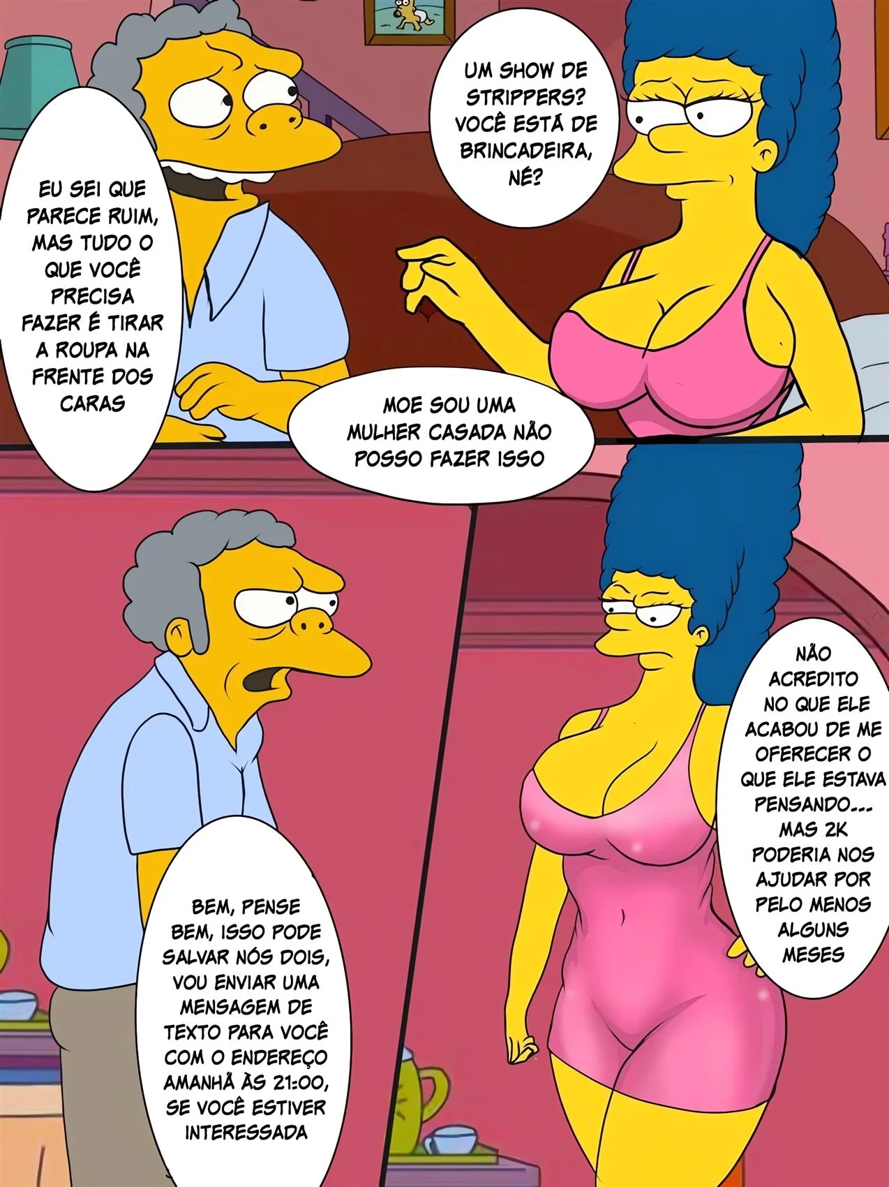 Marge Piranha Fodendo Com Mendigos Velhinhos em Hentai HQ Brasileiro