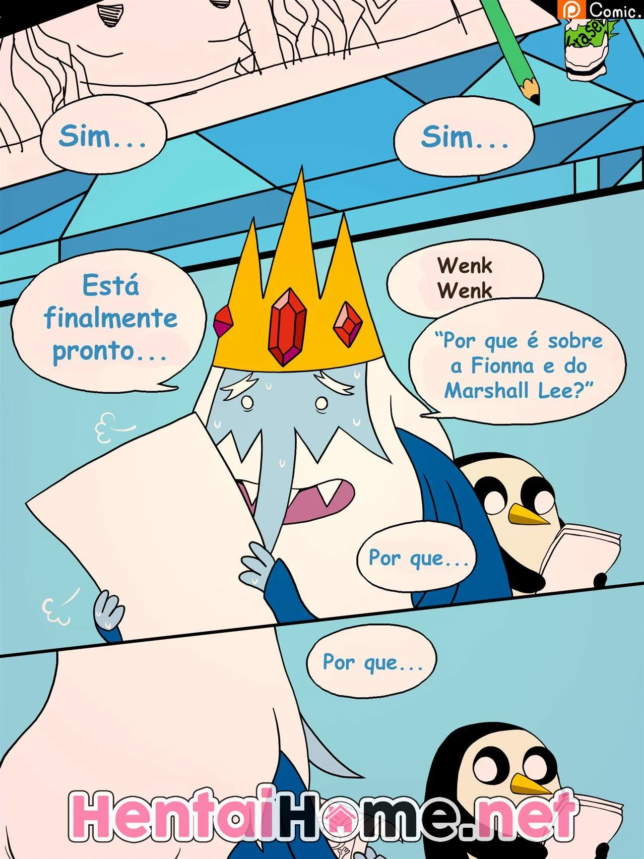 Marshall Lee Hentai – O Vampiro Safado Arrebenta a Fionna HQ