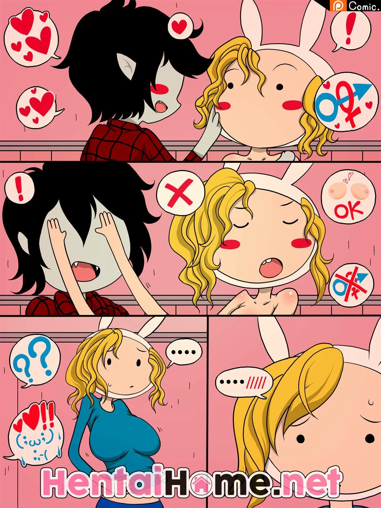 Marshall Lee Hentai – O Vampiro Safado Arrebenta a Fionna HQ