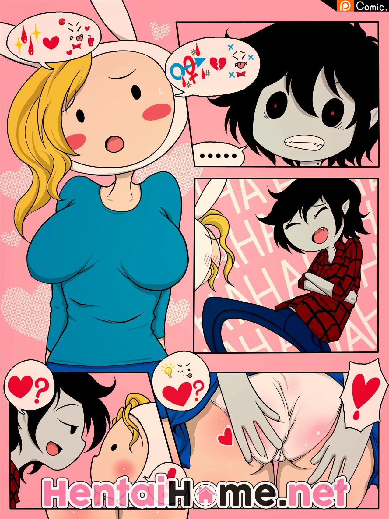 Marshall Lee Hentai – O Vampiro Safado Arrebenta a Fionna HQ