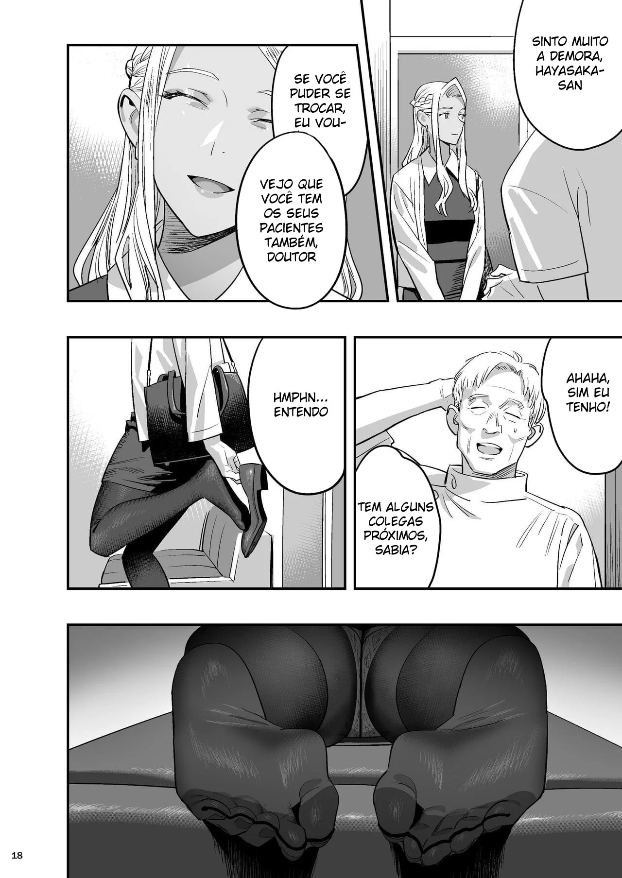 Desejos Escaldantes na Clínica Quiroprática: A Buceta do Quiroprata em Jogo em Hentai Manga