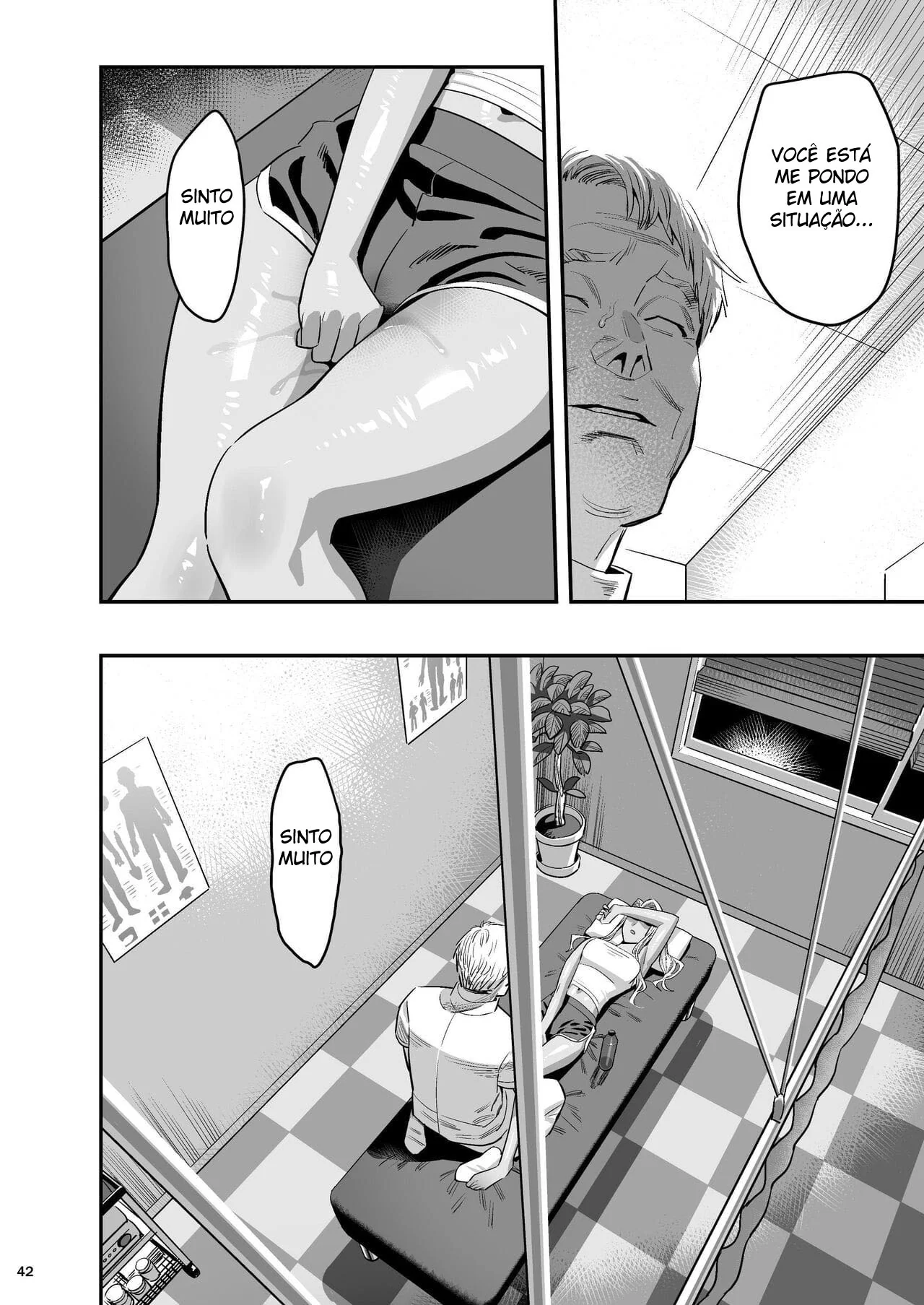 Desejos Escaldantes na Clínica Quiroprática: A Buceta do Quiroprata em Jogo em Hentai Manga