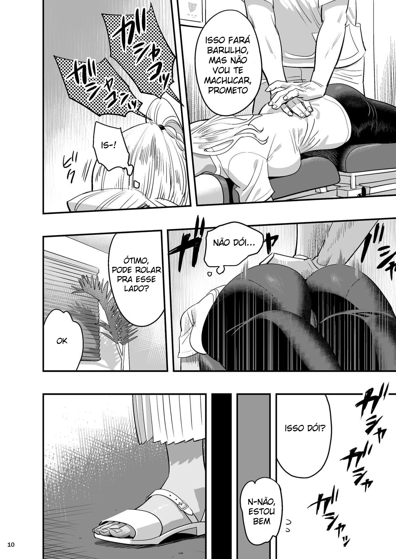 Desejos Escaldantes na Clínica Quiroprática: A Buceta do Quiroprata em Jogo em Hentai Manga