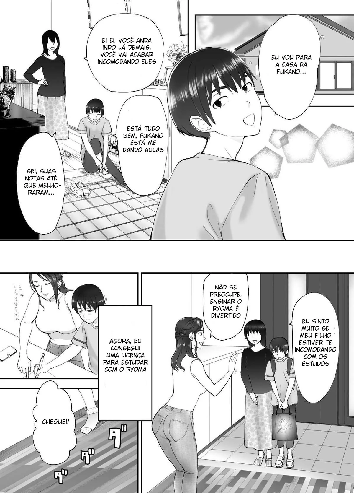 Meu Amigo Enrabando Minha Mãe – hentai HQ Brasileiro