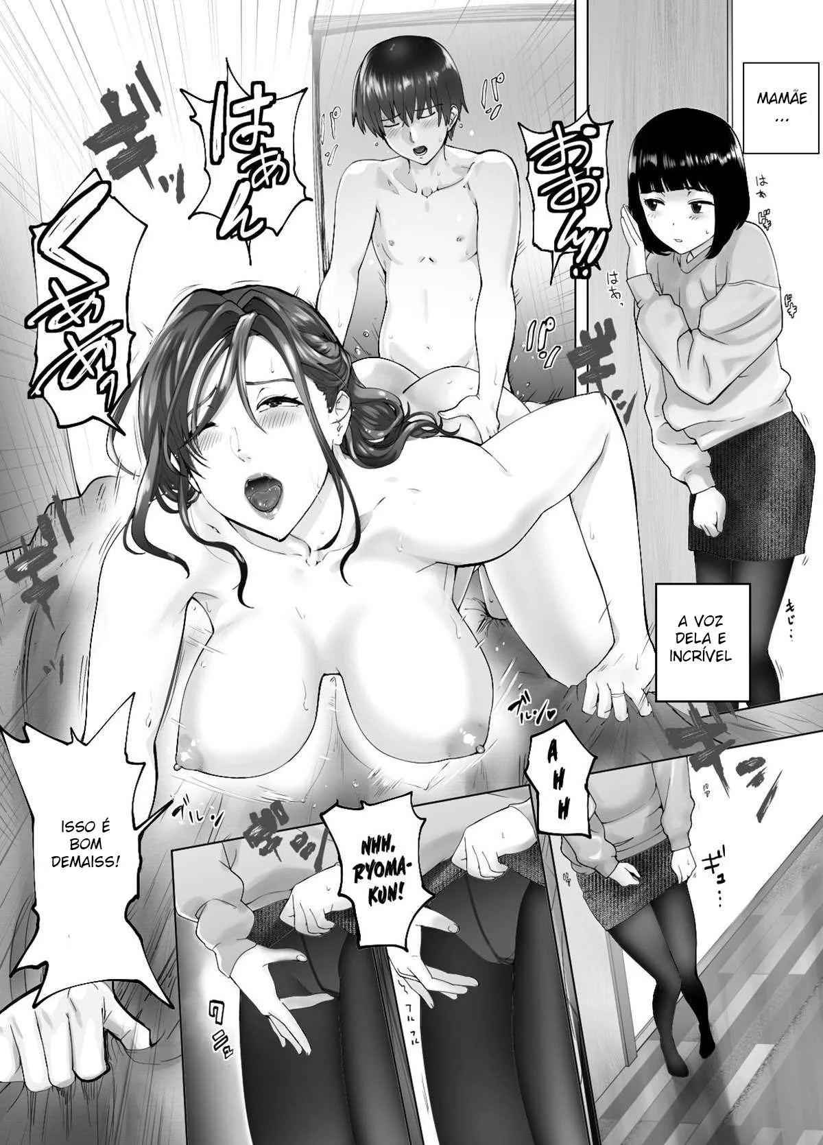 Meu Amigo Enrabando Minha Mãe – hentai HQ Brasileiro