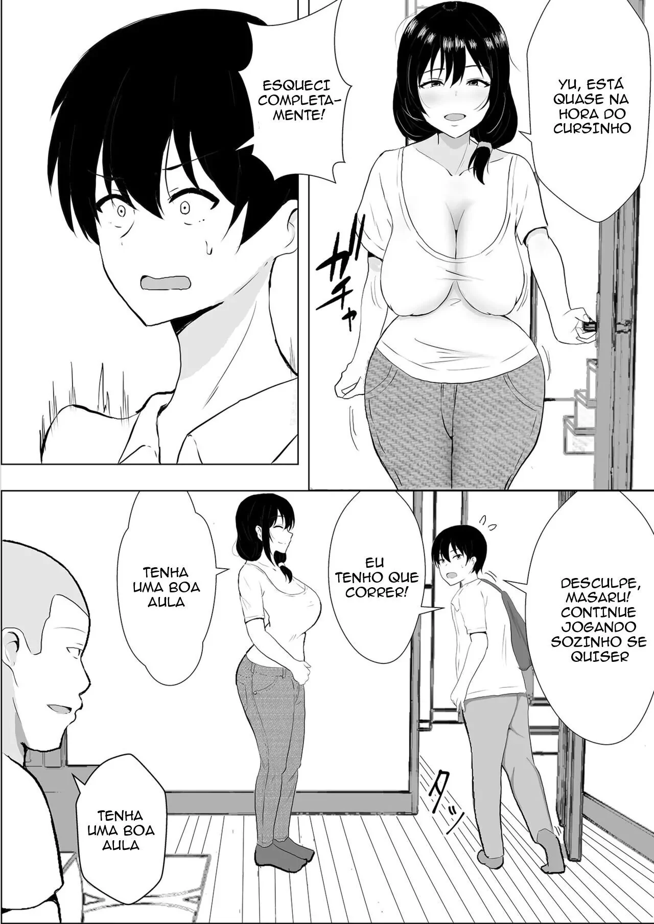 Minha Mãe, a Piranha da Buceta Quente, Dando para o Amigo do Filho em Hentai HQ Brasileiro