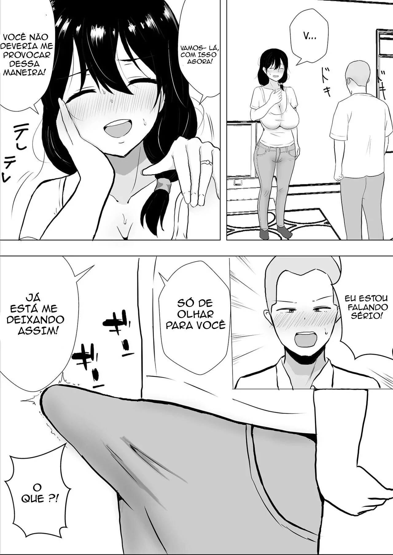 Minha Mãe, a Piranha da Buceta Quente, Dando para o Amigo do Filho em Hentai HQ Brasileiro