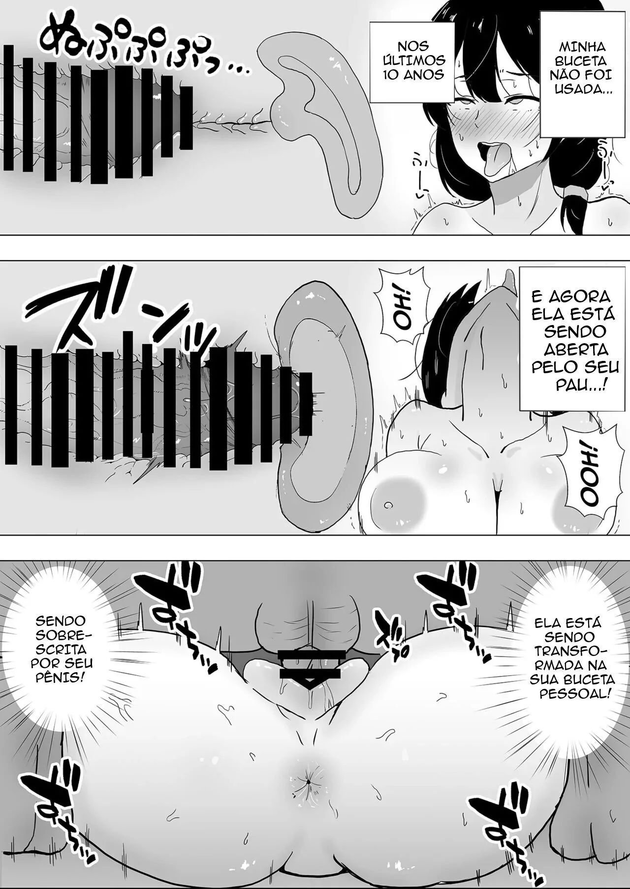 Minha Mãe, a Piranha da Buceta Quente, Dando para o Amigo do Filho em Hentai HQ Brasileiro