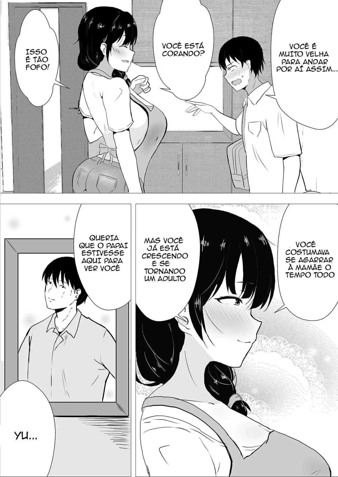Minha Mãe, a Piranha da Buceta Quente, Dando para o Amigo do Filho em Hentai HQ Brasileiro
