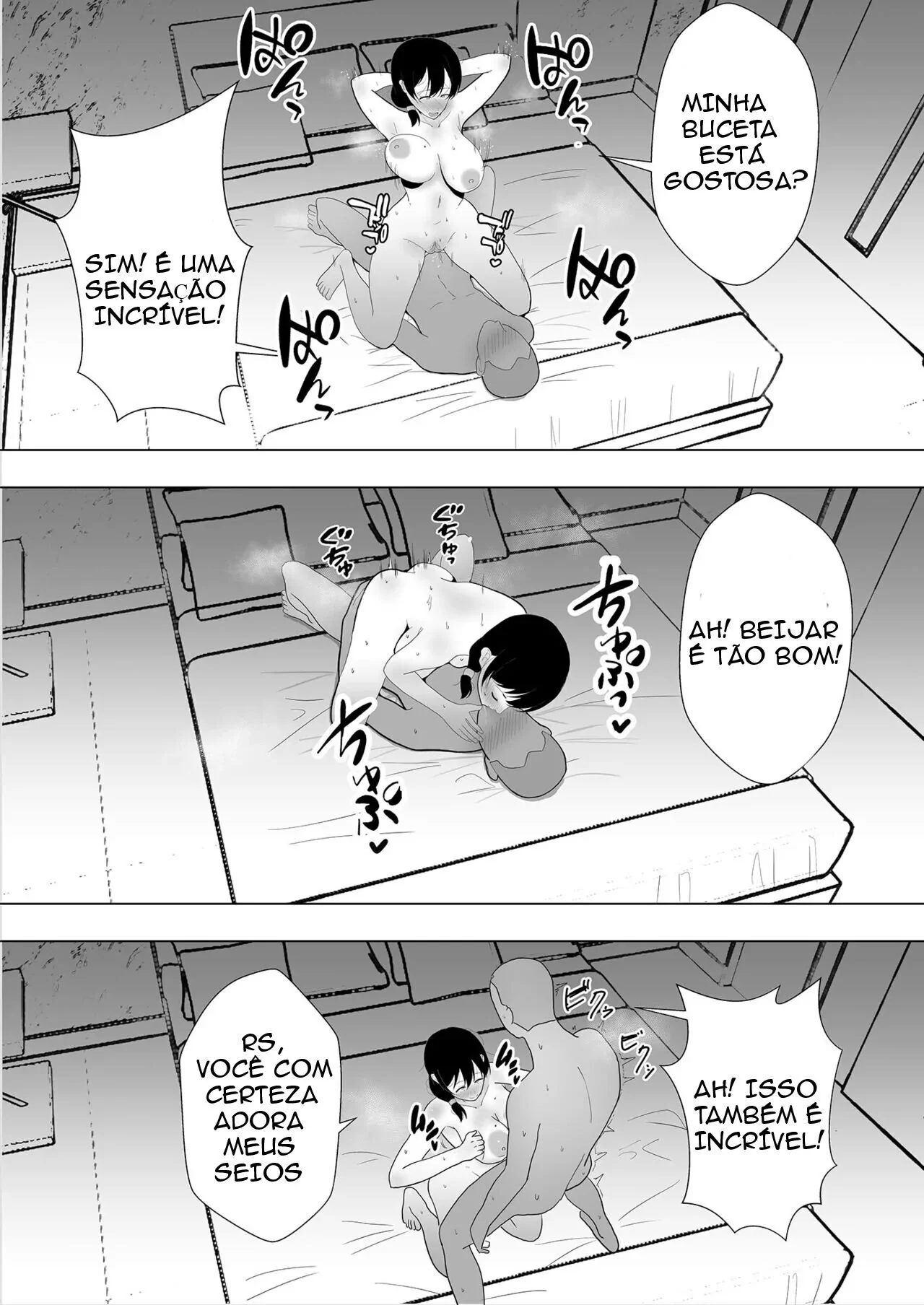 Minha Mãe, a Piranha da Buceta Quente, Dando para o Amigo do Filho em Hentai HQ Brasileiro