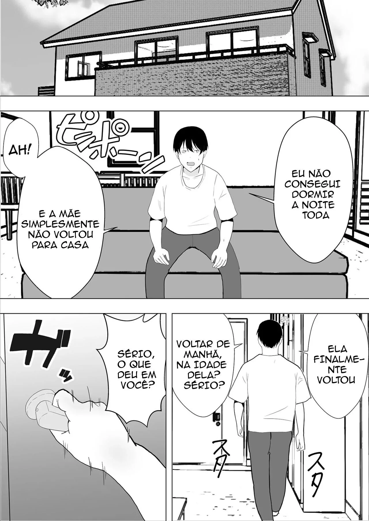 Minha Mãe, a Piranha da Buceta Quente, Dando para o Amigo do Filho em Hentai HQ Brasileiro