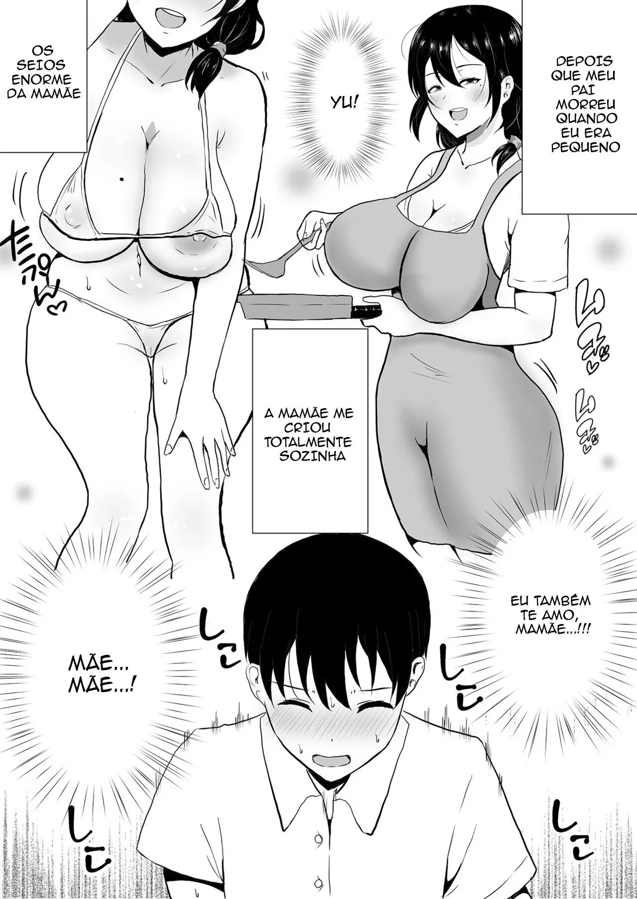 Minha Mãe, a Piranha da Buceta Quente, Dando para o Amigo do Filho em Hentai HQ Brasileiro