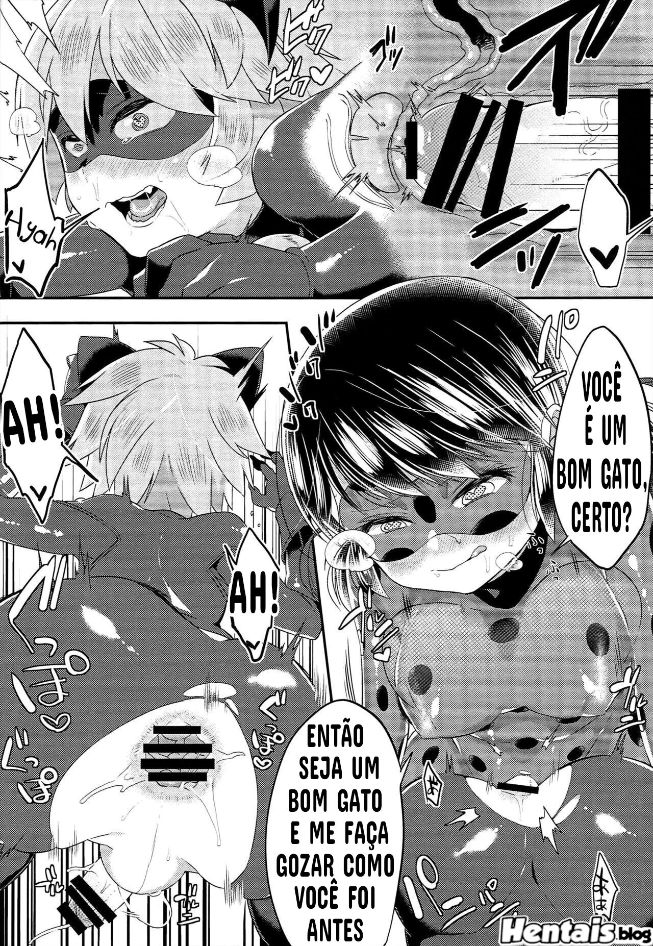 Piranha dimorfa arrombando a buceta da novinha virgem em Hentai HQ