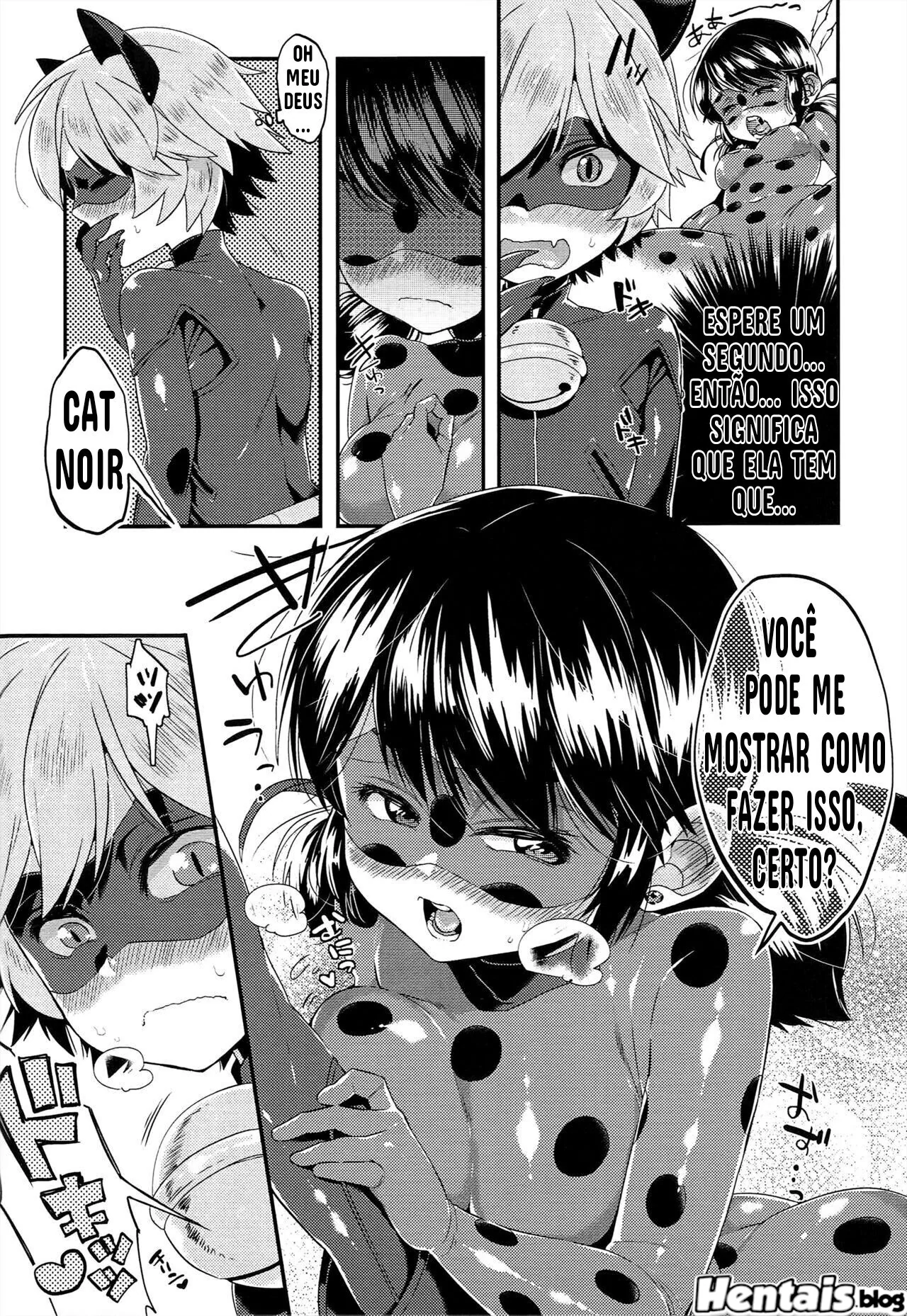 Piranha dimorfa arrombando a buceta da novinha virgem em Hentai HQ